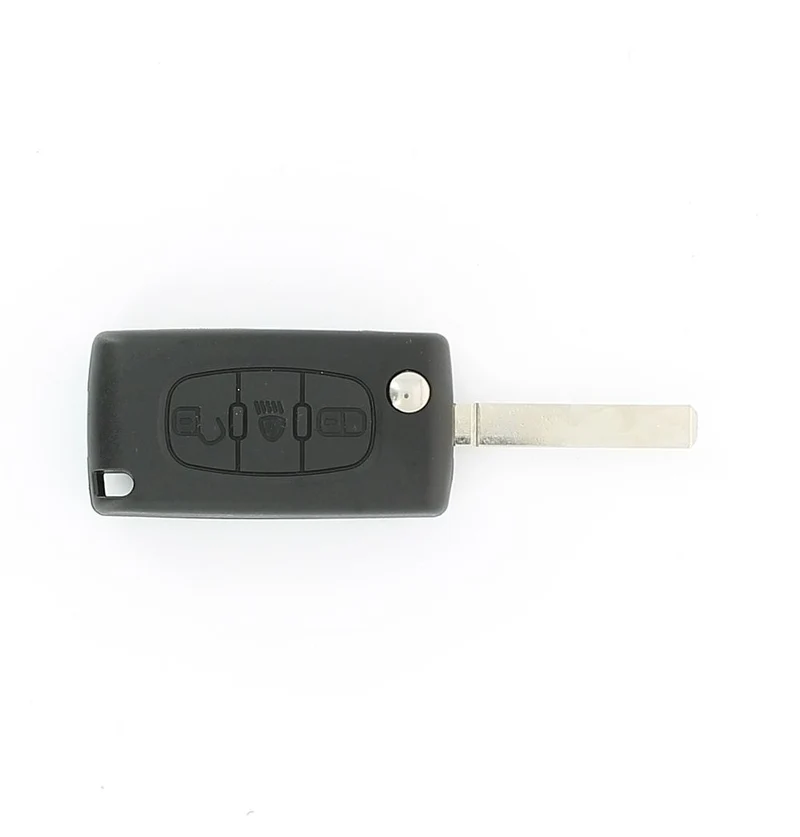 COQUE CLE ADAPTABLE PSA 3 BOUTONS LAME FRAISEE RETRACTABLE 7MM