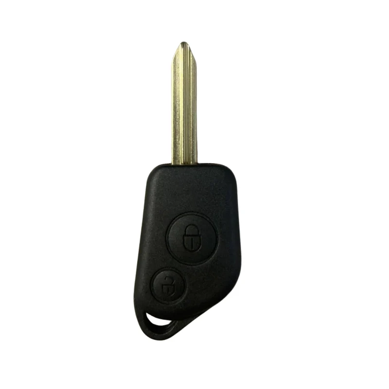 COQUE CLE ADAPTABLE PSA 2 BOUTONS LAME CROIX FIXE