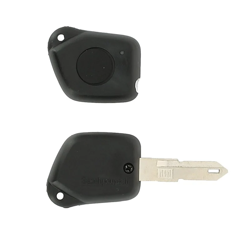 COQUE CLE ADAPTABLE PSA 1 BOUTON LAME CRANTEE FIXE