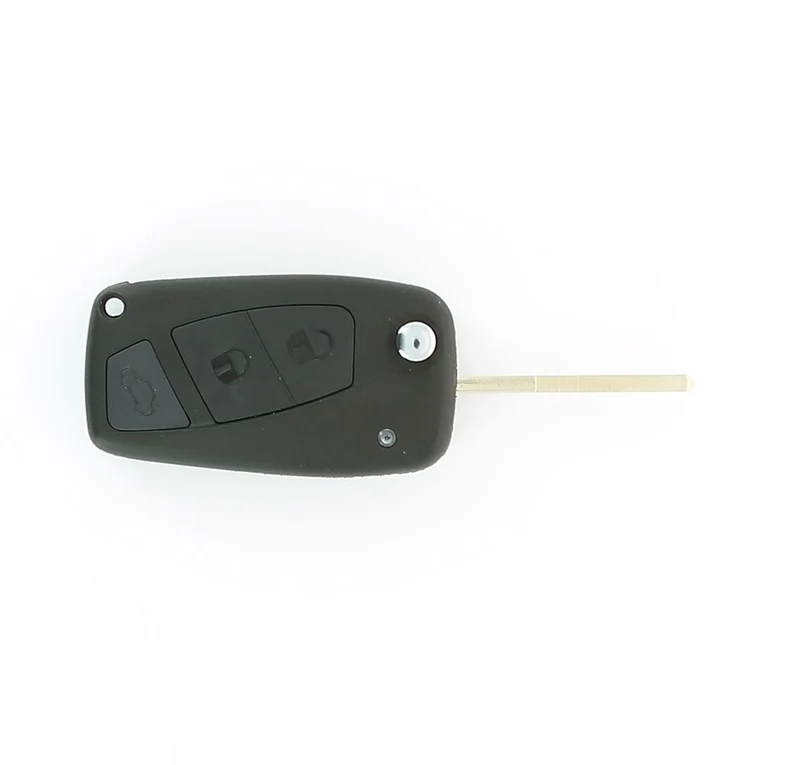 COQUE CLE ADAPTABLE FIAT 3 BOUTONS LAME FRAISEE RETRACTABLE 7MM