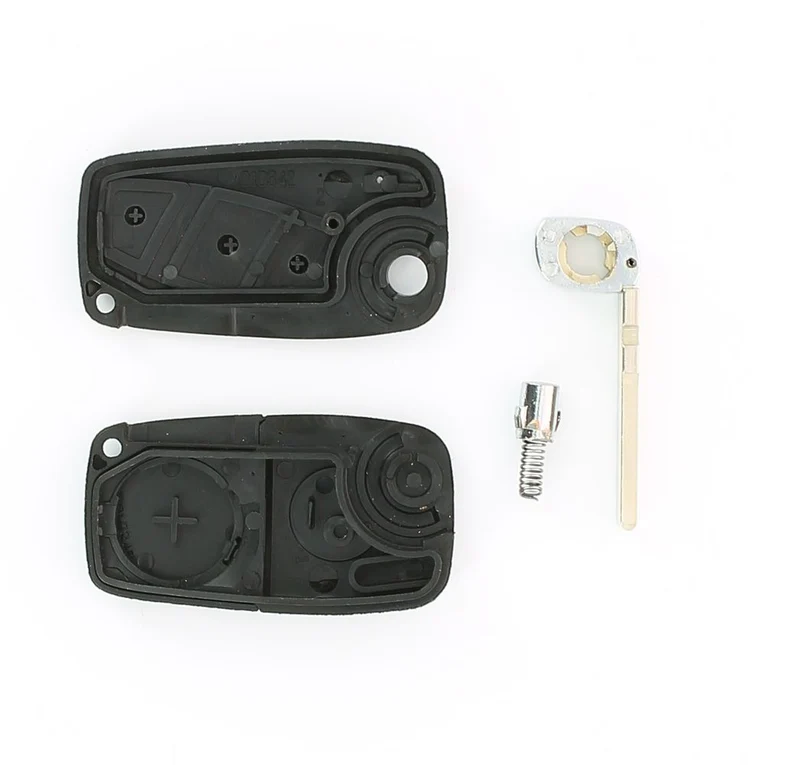 COQUE CLE ADAPTABLE FIAT 3 BOUTONS LAME FRAISEE RETRACTABLE 7MM