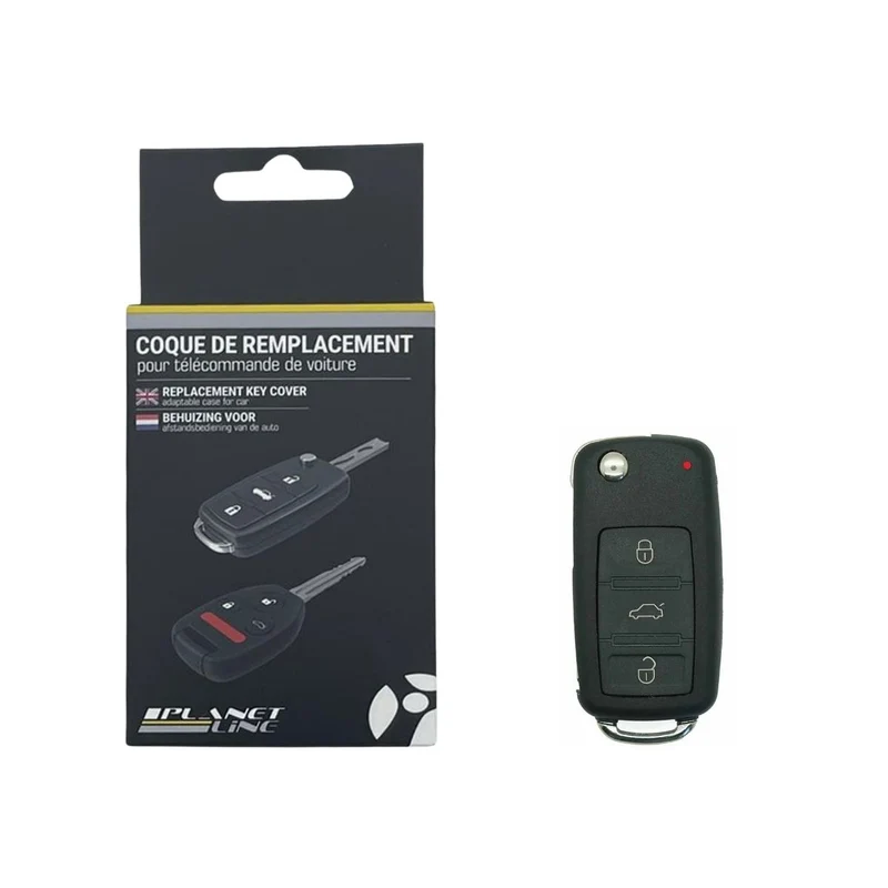 COQUE CLE ADAPTABLE POUR VAG 3 BOUTONS LAME FRAISEE KEYSKAR
