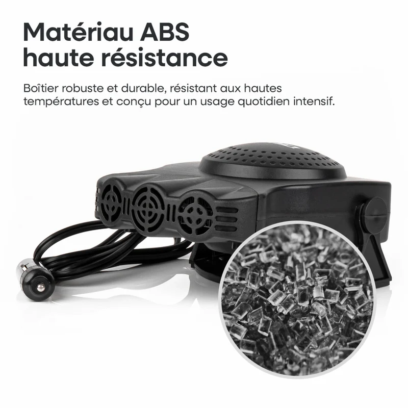 CHAUFFAGE, DEGIVRANT, VENTILATEUR 12V 150W AMIO