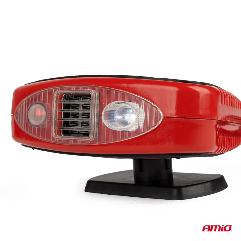 CHAUFFAGE DEGIVRANT/ VENTILATEUR AVEC POIGNEE ET LUMIERE 12V AMIO