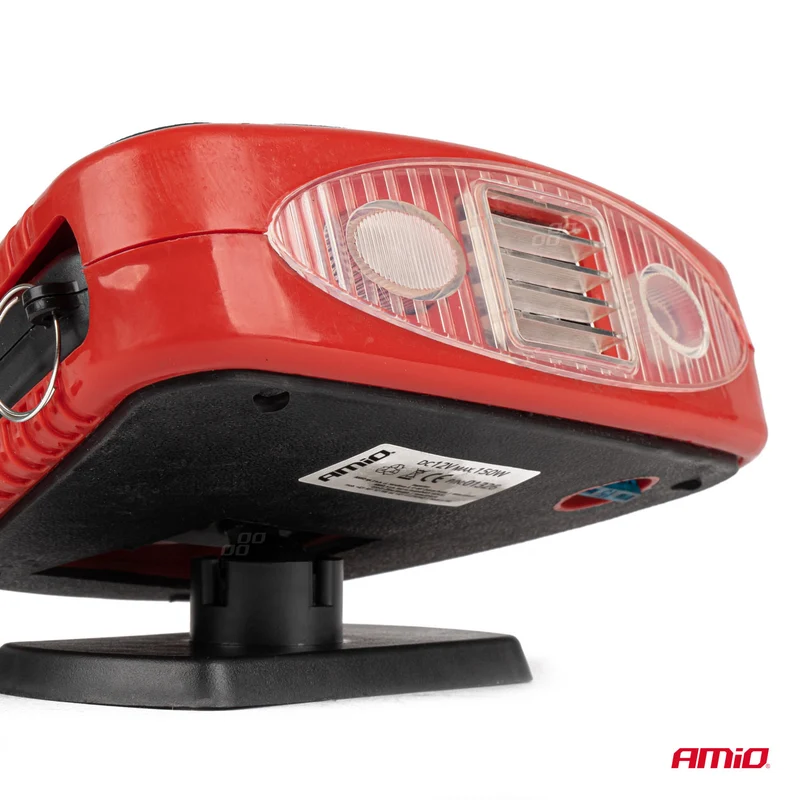 CHAUFFAGE DEGIVRANT/ VENTILATEUR AVEC POIGNEE ET LUMIERE 12V AMIO