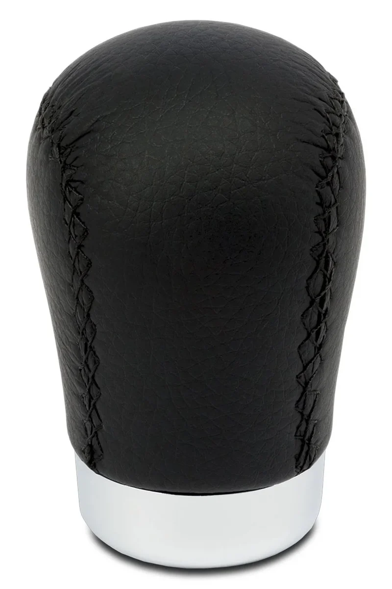 POMMEAU CUIR NOIR (AVEC BAGUE DE MARCHE AR) z