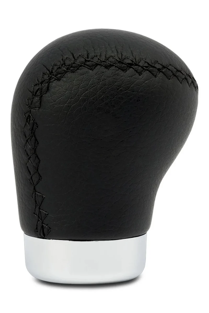 POMMEAU CUIR NOIR (AVEC BAGUE DE MARCHE AR) z