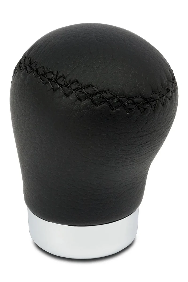 POMMEAU CUIR NOIR (AVEC BAGUE DE MARCHE AR) z