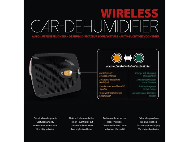DÉSHUMIDIFICATEUR ELECTRIQUE RECHARGEABLE PINGI
