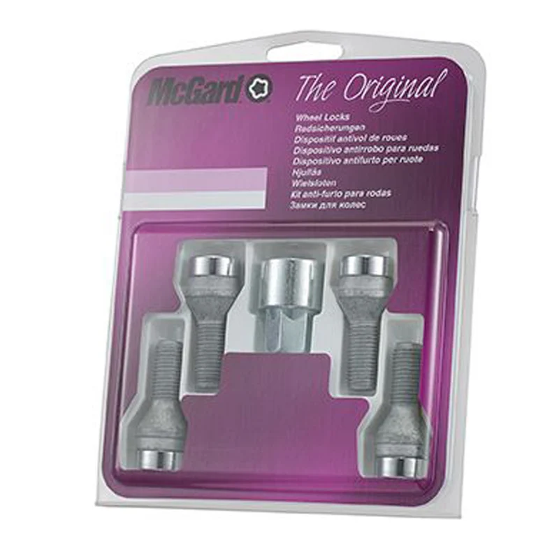 4 VIS ANTIVOL SU MCGARD M12X1.25/ 60°/ LONG. 54.1MM/ Ø17MM