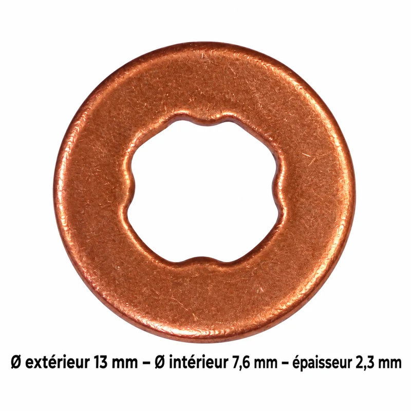 1 SACHET 10 JOINTS INJECTEURS DIM : 13X7,1X2,5 MONTAGE : BOSCH
