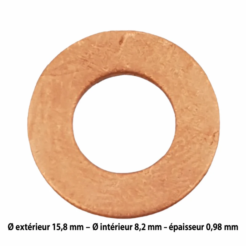 1 SACHET 10 JOINTS INJECTEURS DIM : 16X8,3X1 MONTAGE : BOSCH