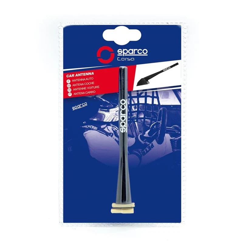 ANTENNE UNIVERSELLE SPARCO ALU NOIRE