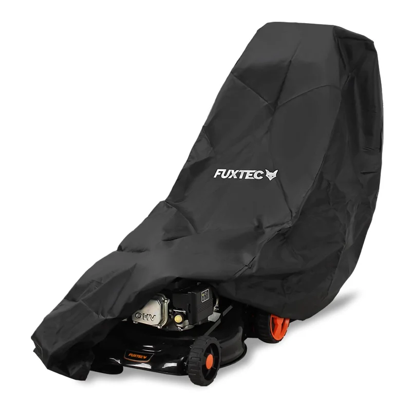 FUXTEC - Housse de protection pour tondeuse à gazon en noir