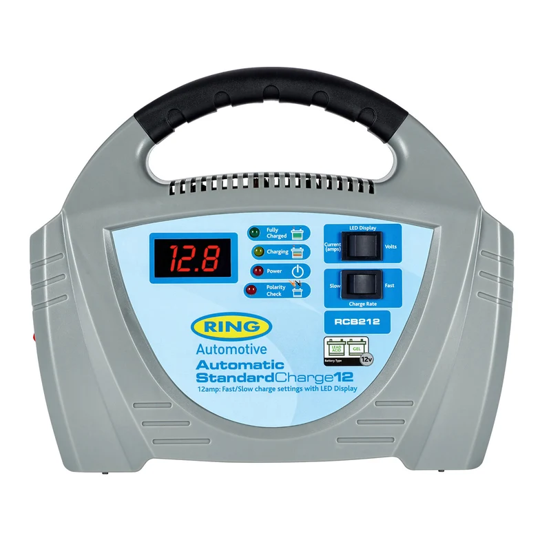 CHARGEUR DE BATTERIE AUTOMATIQUE 12A 12V (JUSQU'A 3 000CM³) RING
