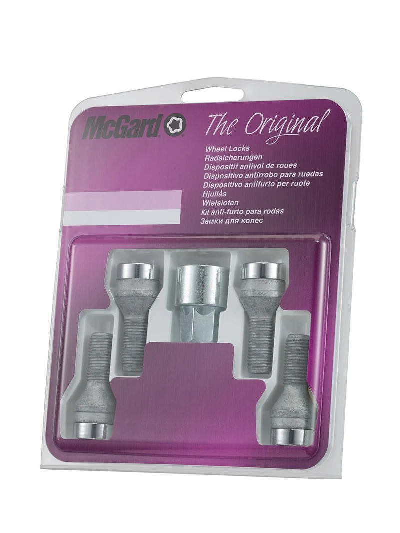 4 VIS ANTIVOL SU MCGARD M12X1.25/ 60°/ LONG. 30.5MM/ Ø19MM