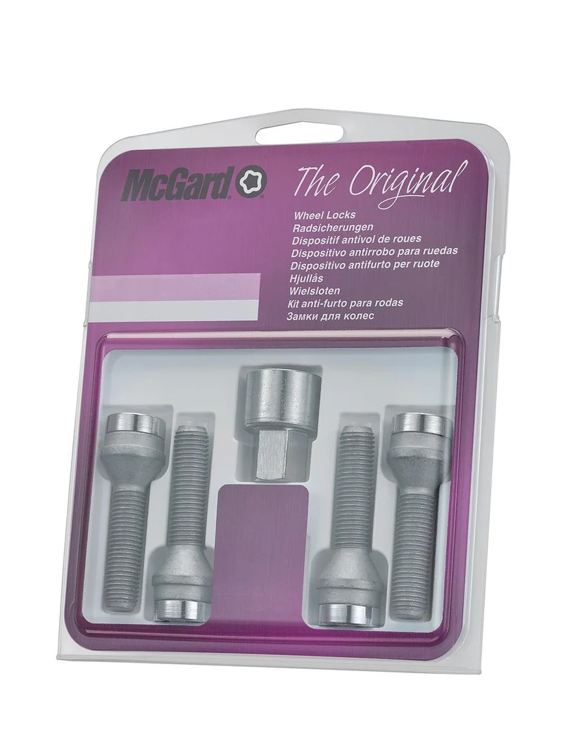 4 VIS ANTIVOL SU MCGARD M12X1.5/ 60°/ LONG. 36.3MM/ Ø21MM