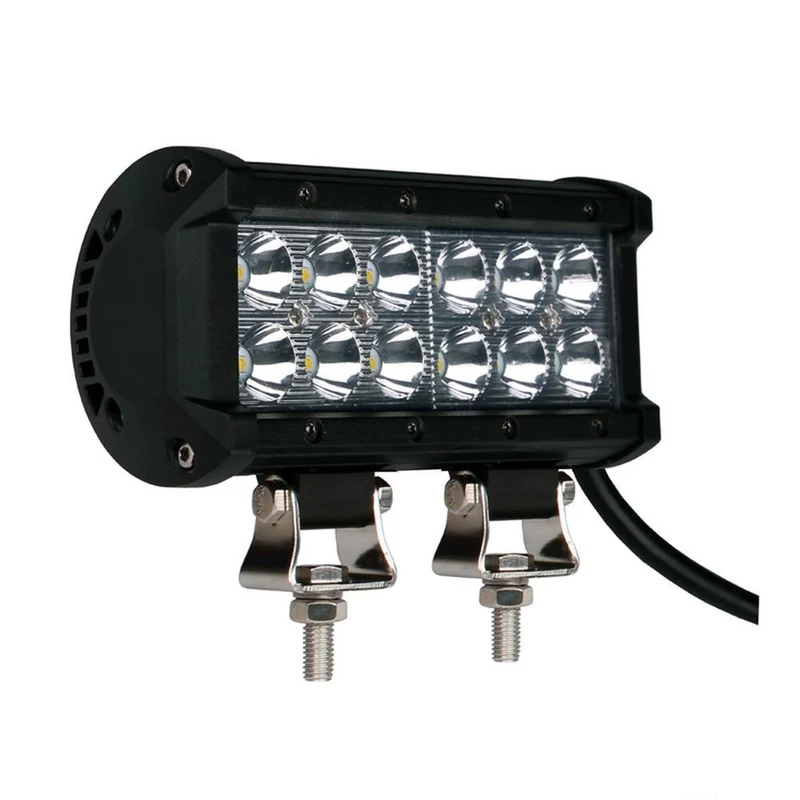 RAMPE 12 LED OSRAM 36W 6500K 2400LM BOITIER ALUMINIUM 161x63x107mm