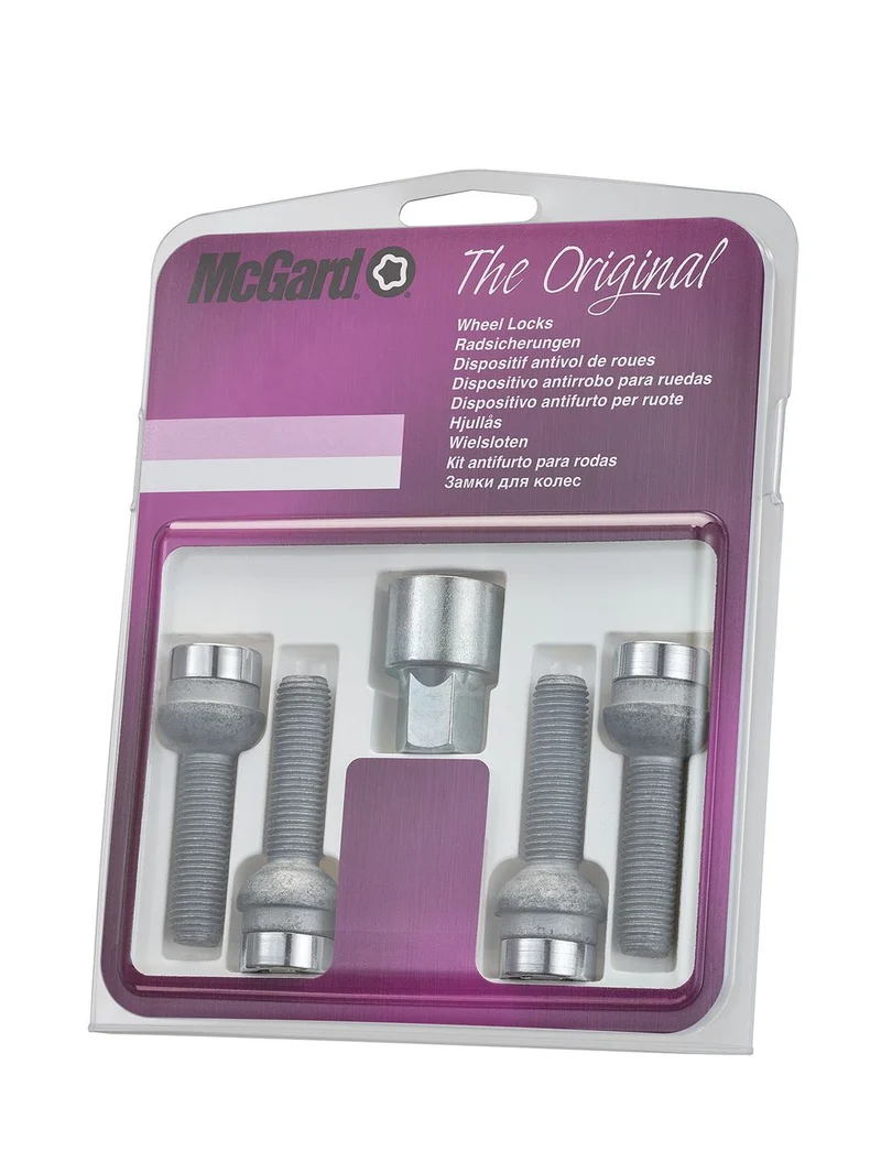 4 VIS ANTIVOL SU MCGARD M12X1.5/ R12/ LONG. 45MM/ Ø17MM