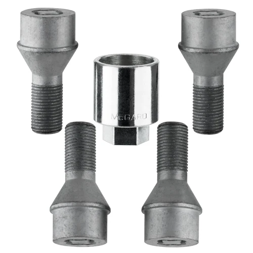 4 VIS ANTIVOL SU MCGARD M14X1.5/ 60°/ LONG. 30MM/ Ø21MM