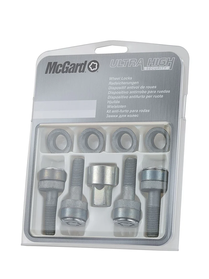 4 VIS DECALEES SL MCGARD M12X1.5/ 60°/ LONG. 30MM/ Ø17MM