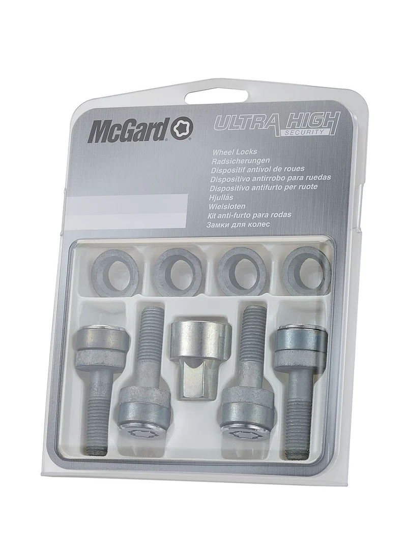 4 VIS DECALEES SL MCGARD M12X1.25/ 60°/ LONG. 30MM/ Ø17MM