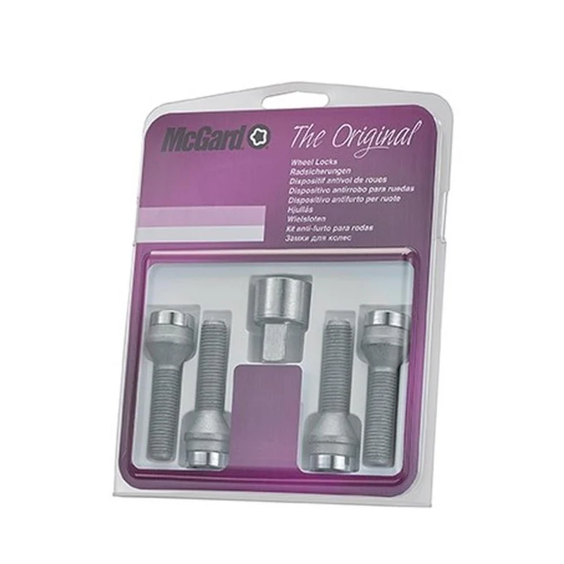 4 VIS ANTIVOL SU MCGARD M14X1.5/ 60°/ LONG. 50MM/ Ø17MM