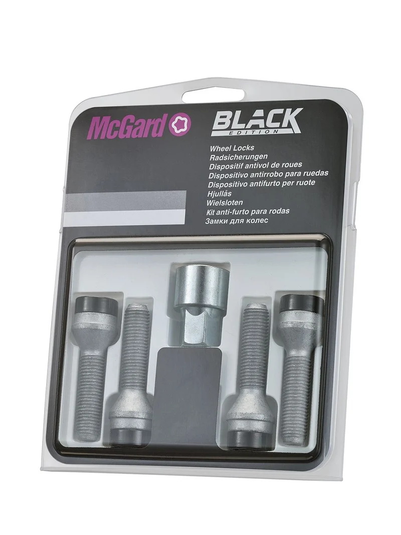 4 VIS ANTIVOL SUB MCGARD M12X1.25/ 60°/ LONG. 37MM/ Ø19MM
