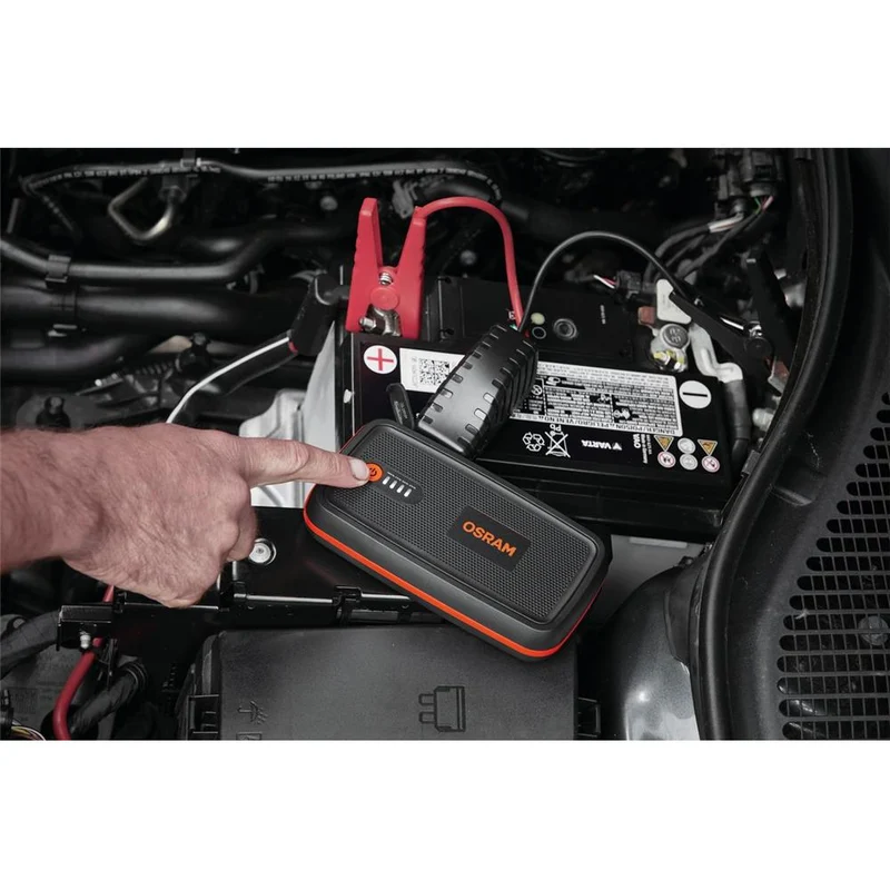 BOOSTER DEMARREUR 12V RECHARG LITHIUM 300 - 13000MAH USBX2 LED OSRAM