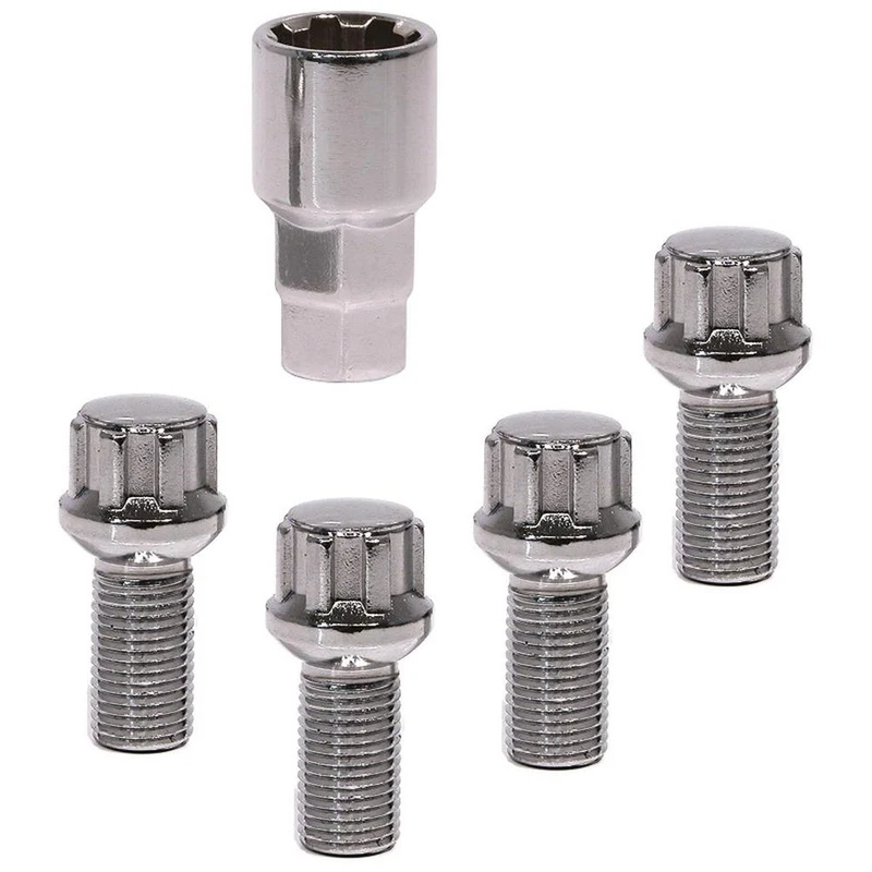 4 VIS ANTIVOL LOKNOX M14X1.5/ R13/ LONG. 26.7MM/ Ø17/19MM