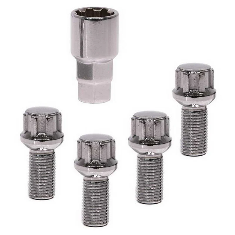 4 VIS ANTIVOL LOKNOX M12X1.5/ 60°/ LONG. 24MM/ Ø17/19MM