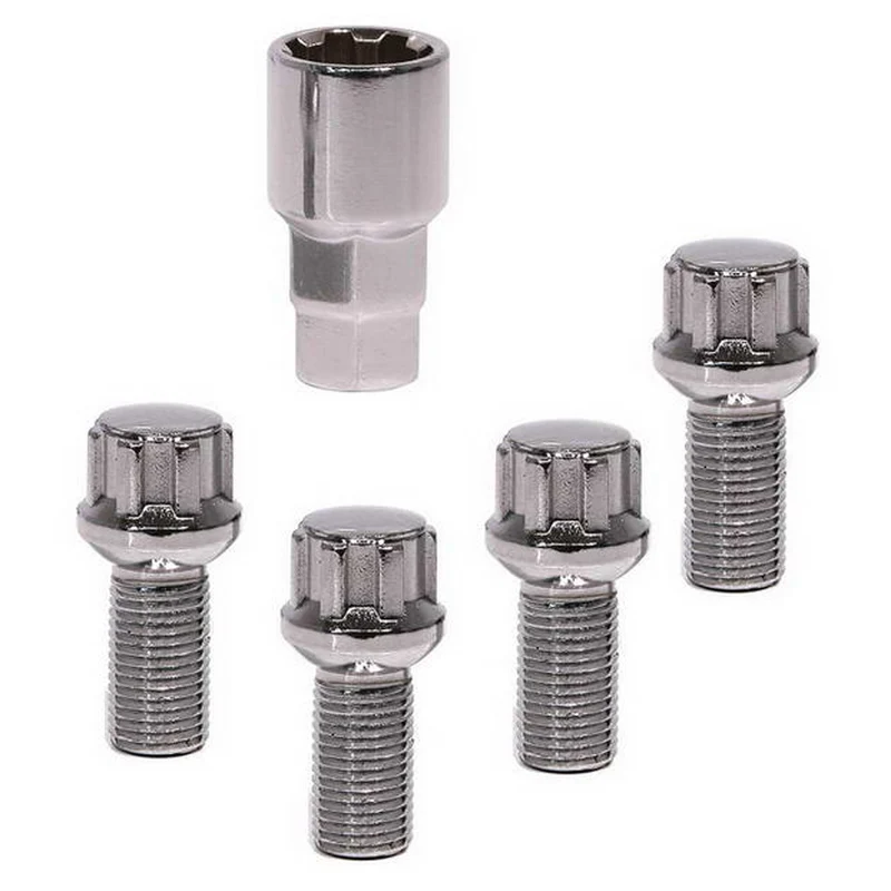4 VIS ANTIVOL LOKNOX M14X1.5/ 60°/ LONG. 30MM/ Ø17/19MM