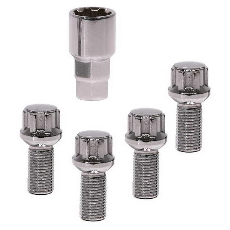 4 VIS ANTIVOL LOKNOX M12X1.5/ 60°/ LONG. 26.4MM/ Ø17/19MM