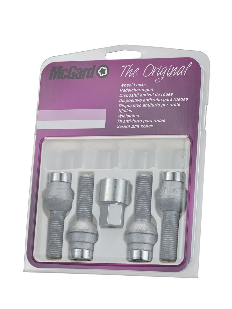 4 VIS ANTIVOL SU MCGARD M14X1.5/ R14/ LONG. 34MM/ Ø19MM