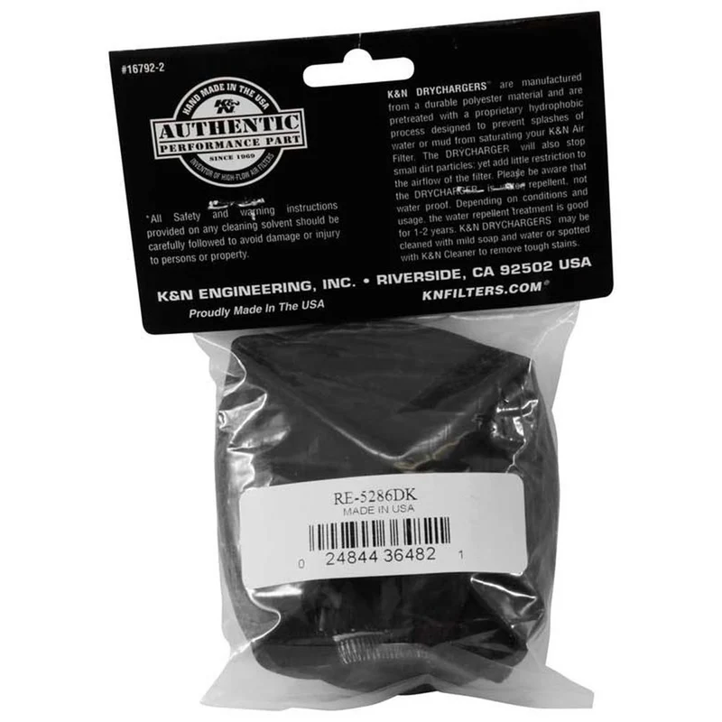 CHAUSSETTE SUR FILTRE K&N RE-5286DK