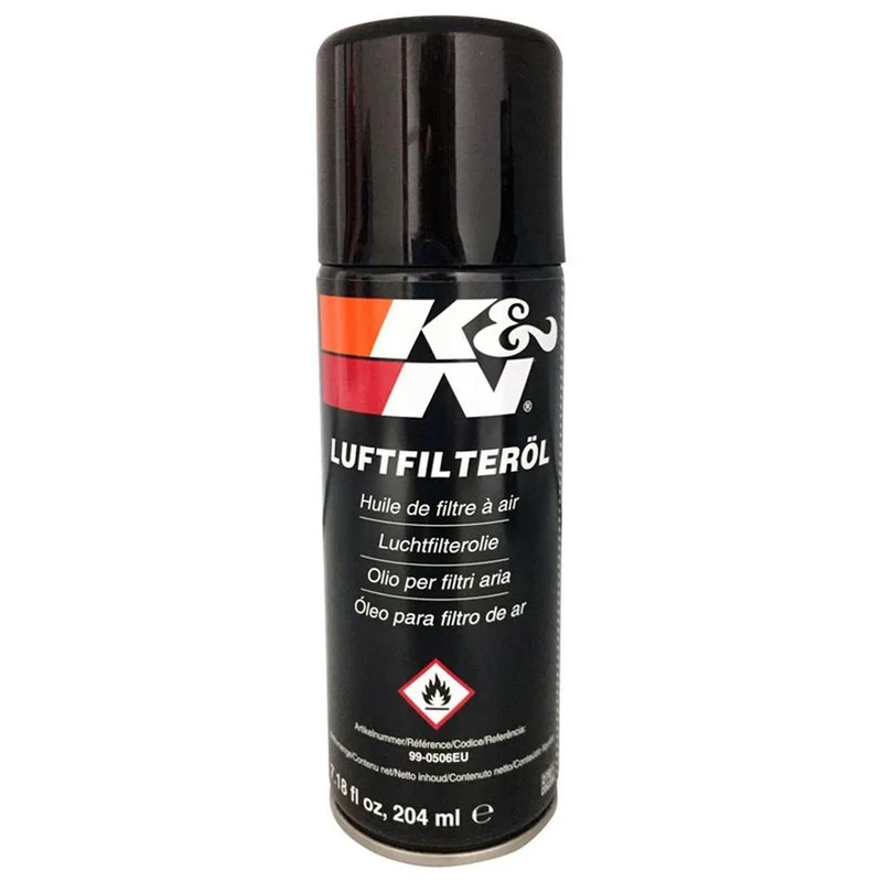 HUILE POUR FILTRE A AIR 204ML K&N 99-0506EU