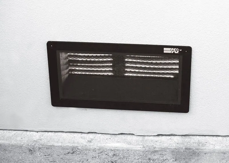 FILTRE VENTILLATION DE GARAGE LAVABLE 40,6 X 21,6CM K&N