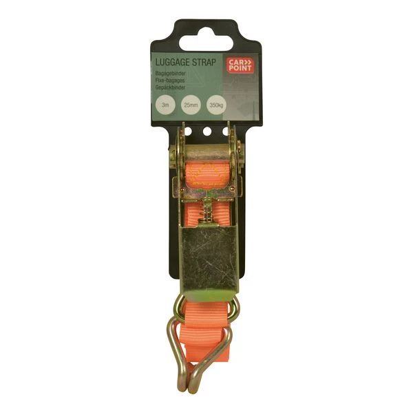 SANGLE A CLIQUET AVEC CROCHETS 3M 25MM 350KG X1