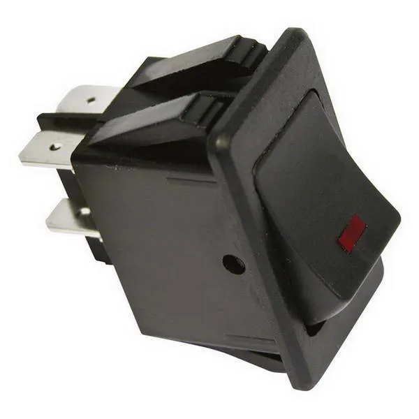 INTERRUPTEUR LED ROUGE 35A 12V