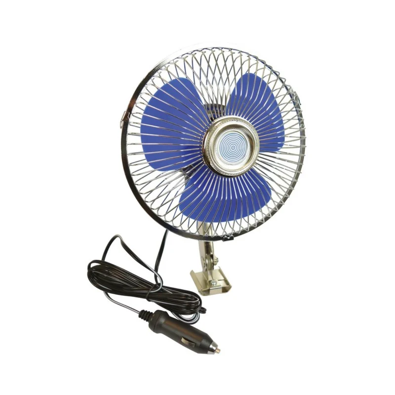 VENTILATEUR METAL PIVOTANT 24V Ø15.3CM