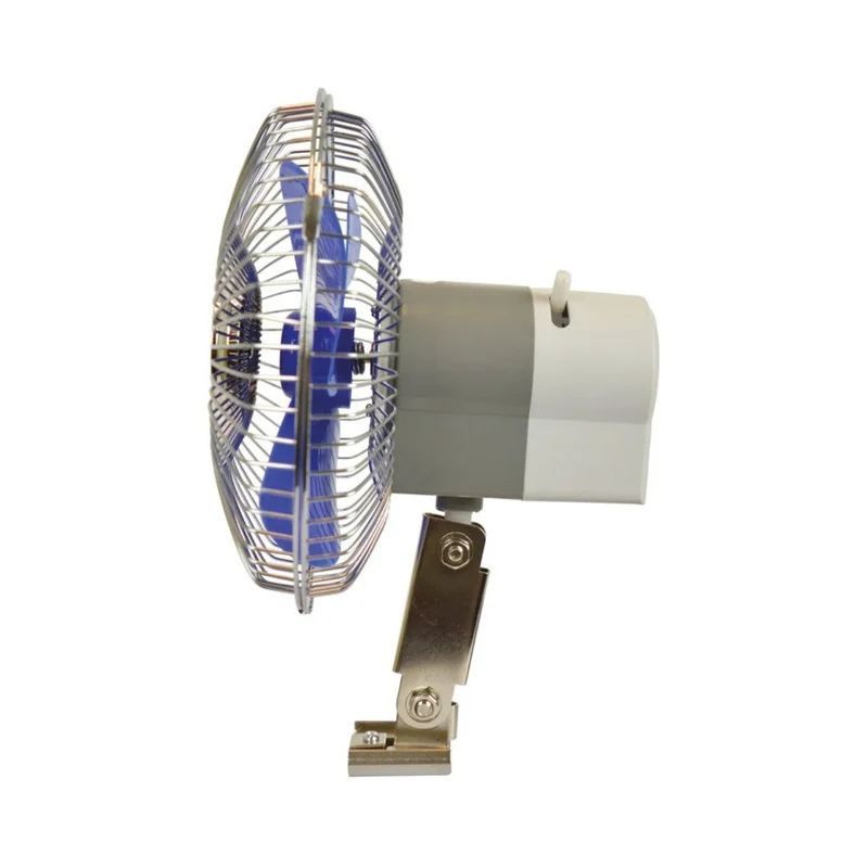 VENTILATEUR METAL PIVOTANT 12V Ø15.3CM