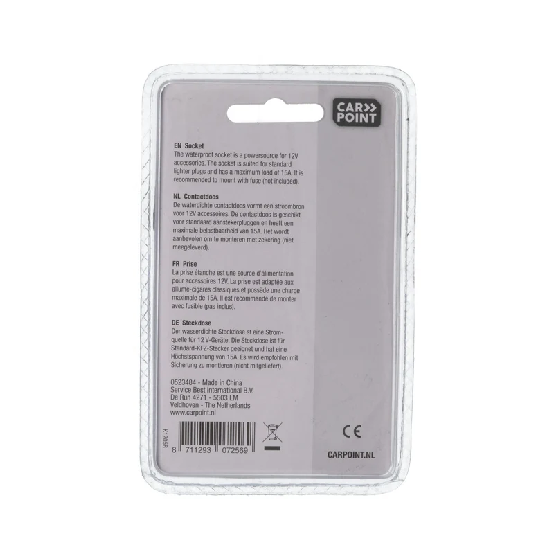 PRISE ALLUME CIGARE EN APPLIQUE 15A 12V