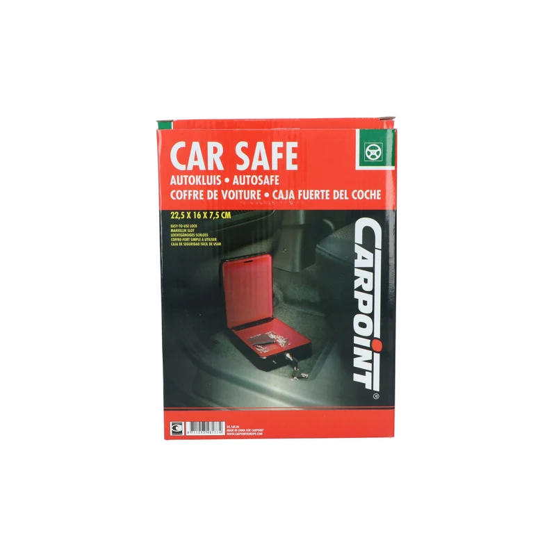 COFFRE FORT DE VOITURE 22.5X16X7.5CM z