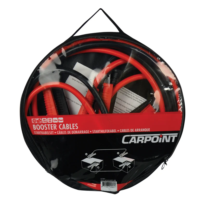 CABLES DE DEMARRAGE 25MM² TUV/GS/DIN 3.5M (PINCES ISOLEES) CARPOINT