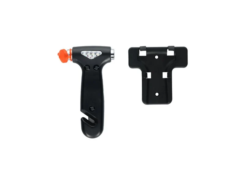 MARTEAU BRISE VITRES D'URGENCE NOIR CARPOINT
