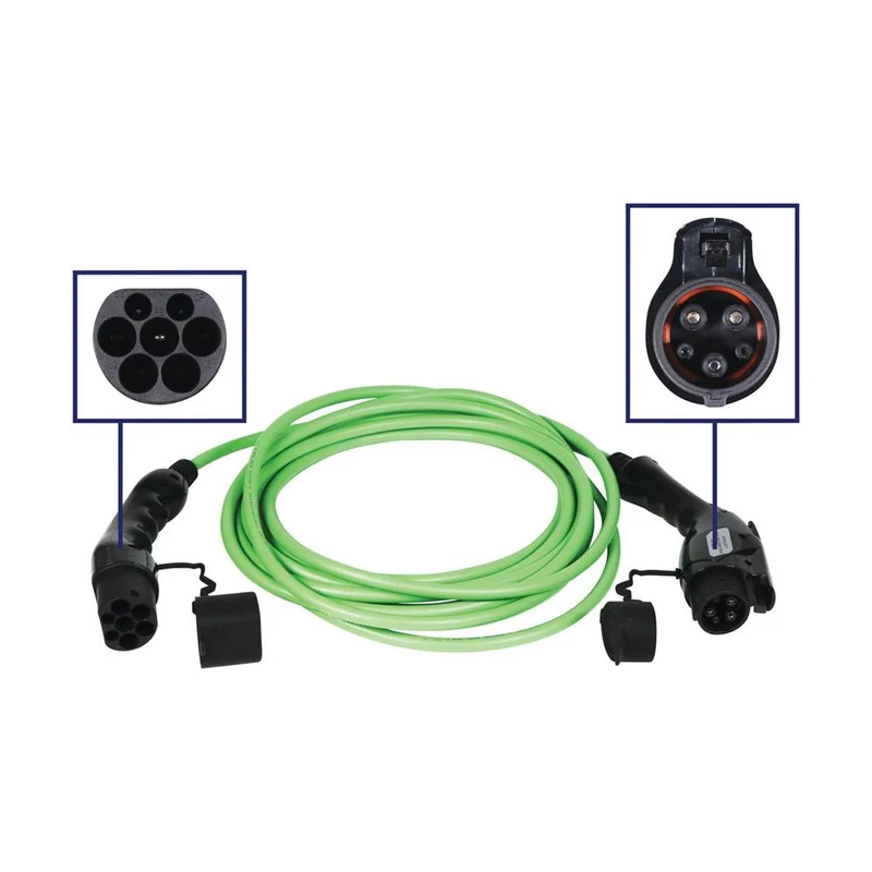 CABLE CHARGE VEHICULE ELECTRIQUE 32A MONOPHASE T1 >T2 A1P32AT1 N°2 BLAUPUNKT