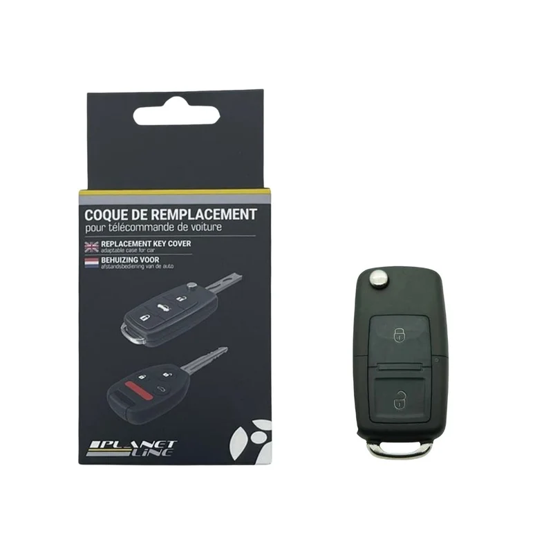 COQUE CLE ADAPTABLE POUR VAG 2 BOUTONS LAME FRAISEE KEYSKAR