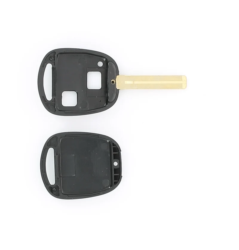 COQUE CLE ADAPTABLE POUR TOYOTA 2 BOUTONS LAME FRAISEE KEYSKAR