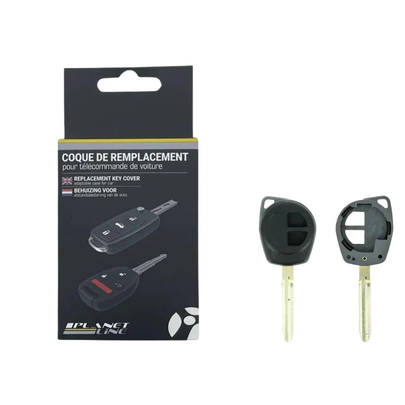 COQUE CLE ADAPTABLE POUR SUZUKI 1 BOUTON LAME FRAISEE KEYSKAR