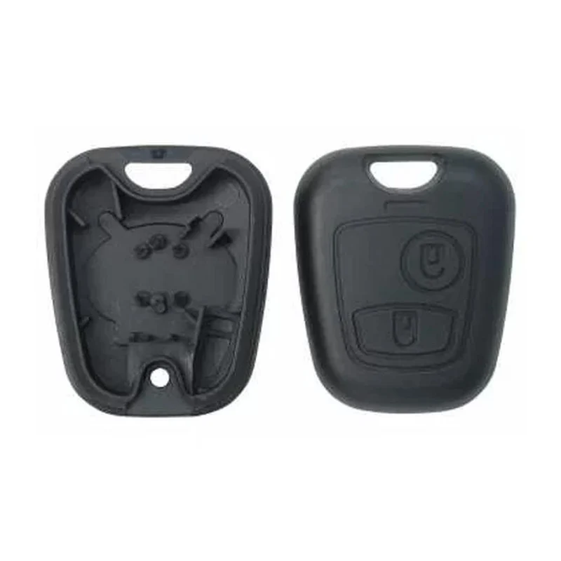 COQUE CLE ADAPTABLE POUR PEUGEOT 2 BOUTONS LAME CRANTEE KEYSKAR